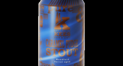 Kees Caramel Fudge Stout – Woodford Barrel Aged – Canette